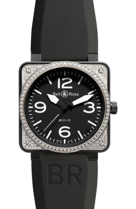 Swiss Luxury Bell and ross BR 01-92 TOP DIAMOND & CARBON Replica watch